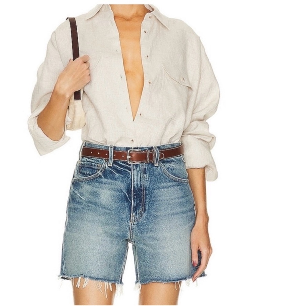 NWOT Nili Lotan Yoann denim shorts